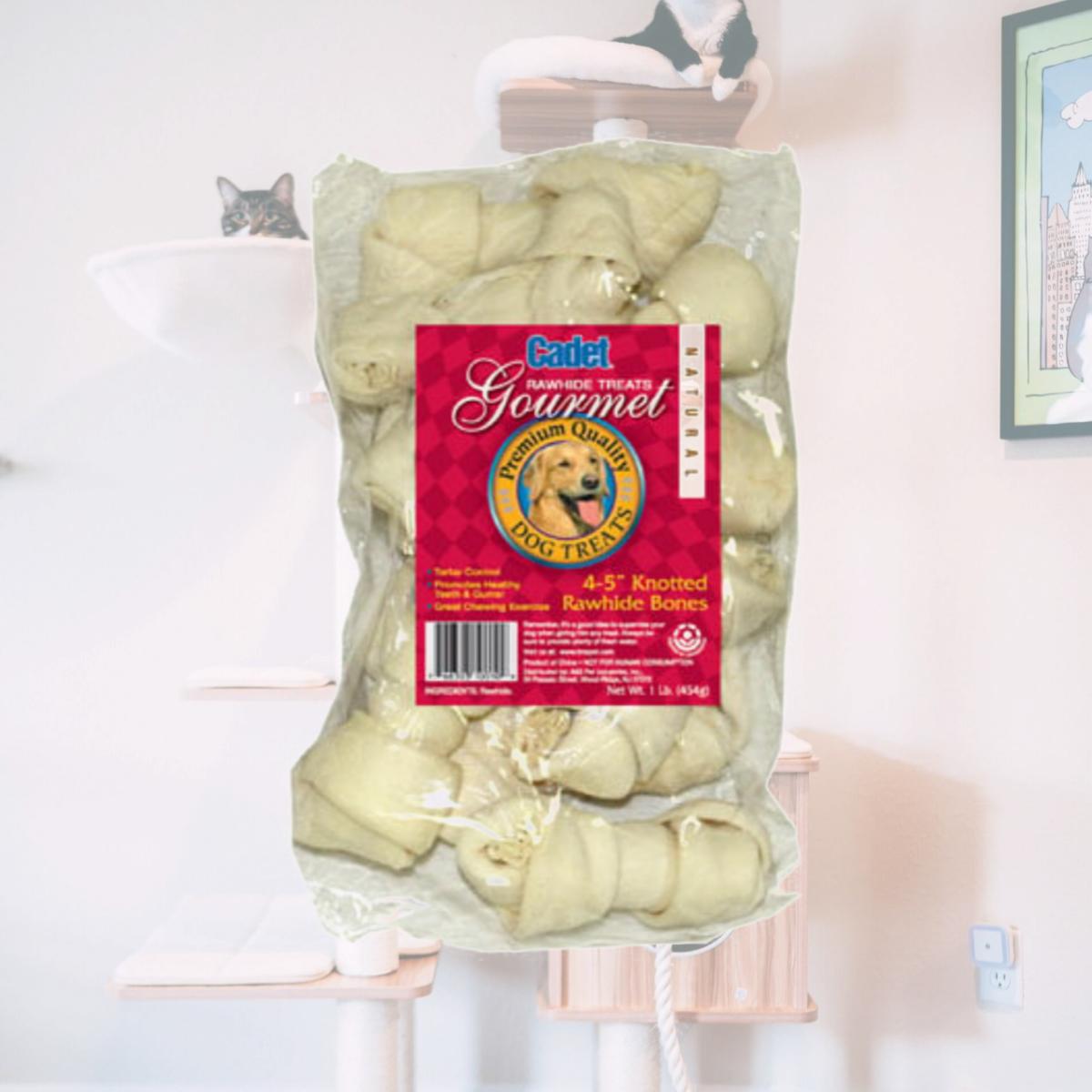 Picture of IMS Trading 10010 4 in. Natural Rawhide Bone - 1 lbs.