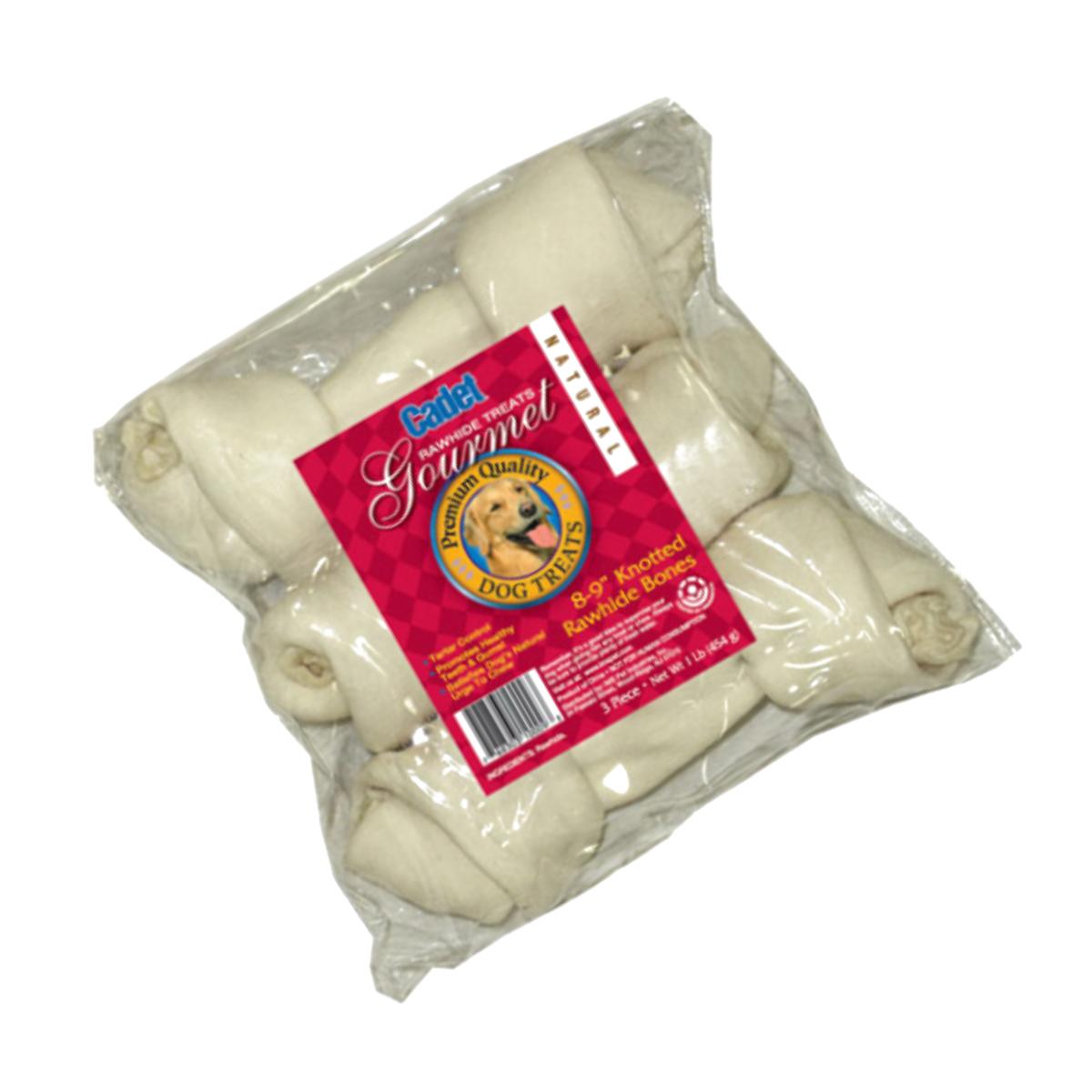 Picture of IMS Trading 10009 8 in. Natural Rawhide Bone - 3 Pack