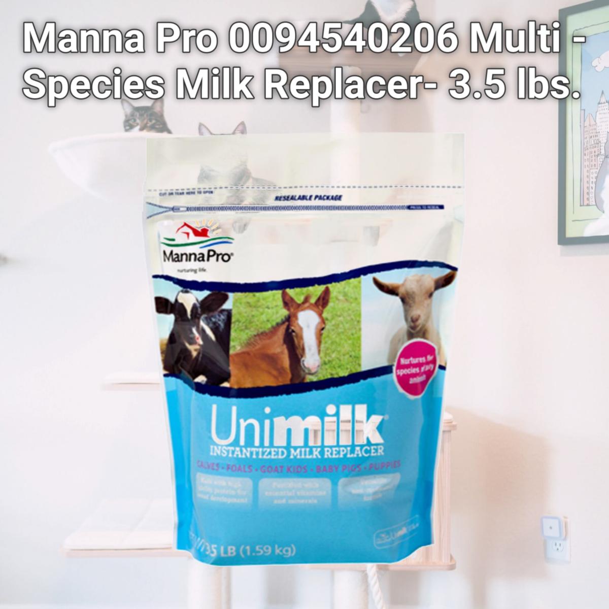 Picture of Manna Pro 0094540206 Multi - Species Milk Replacer- 3.5 lbs.