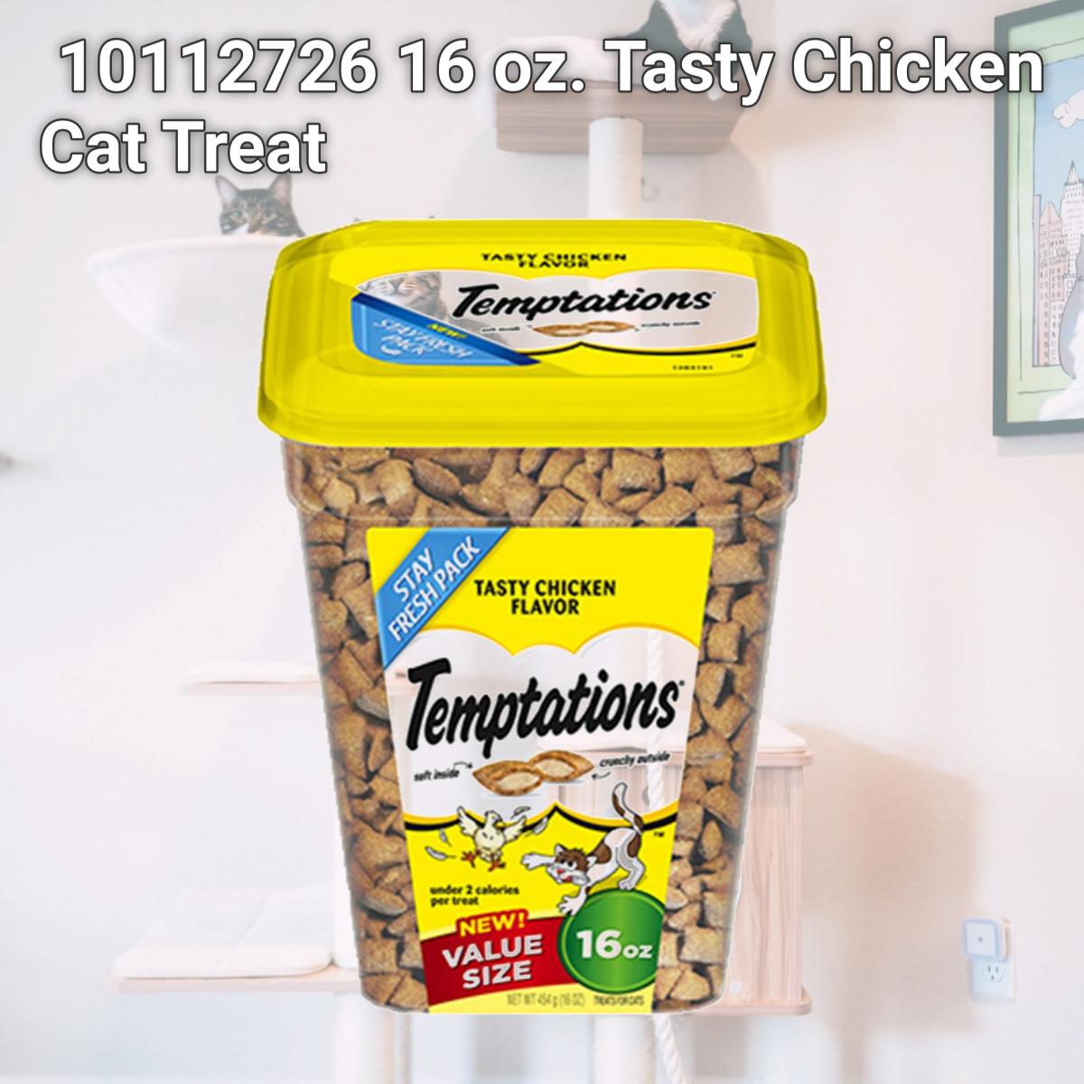 Picture of Whiskas Temptations 10112726 16 oz. Tasty Chicken Cat Treat