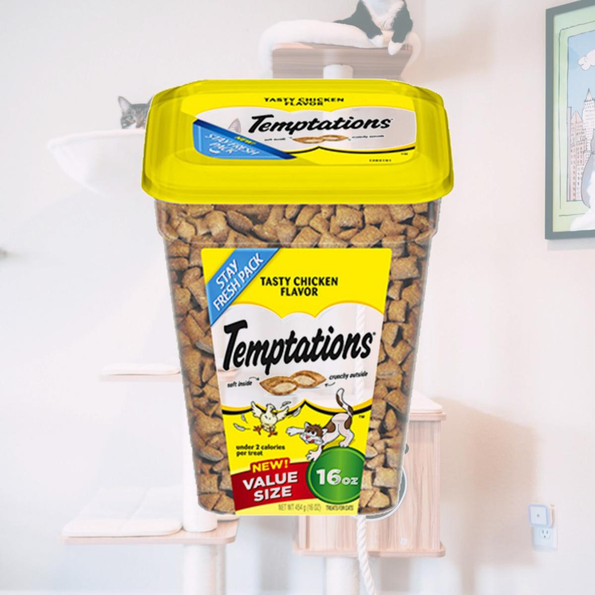 Picture of Whiskas Temptations 10112726 16 oz. Tasty Chicken Cat Treat