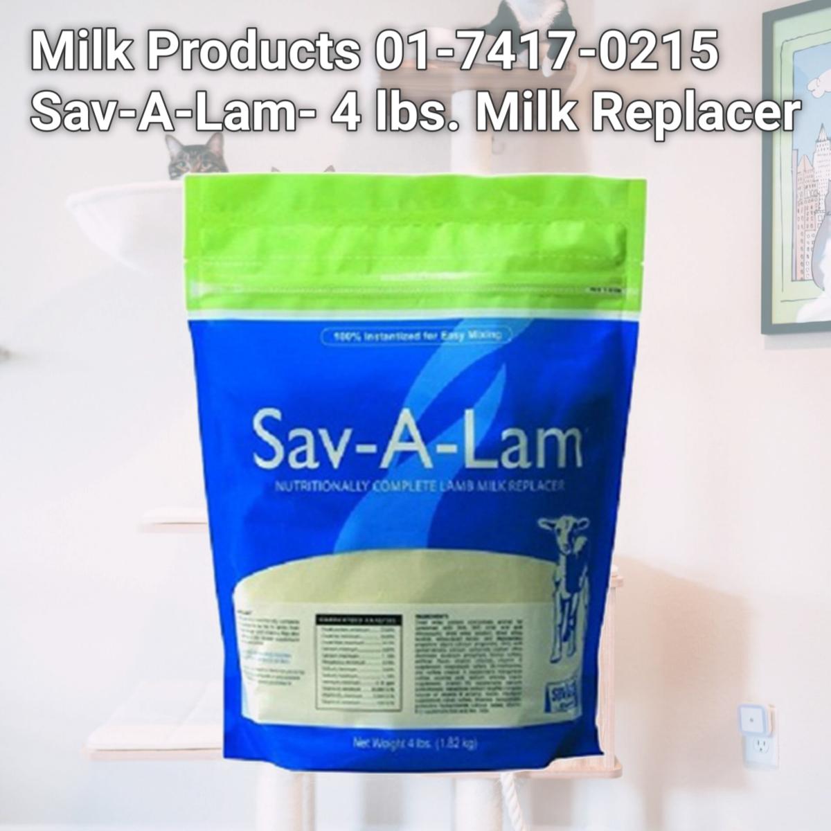 Picture of Milk Products 01-7417-0215 Sav-A-Lam- 4 lbs. Milk Replacer