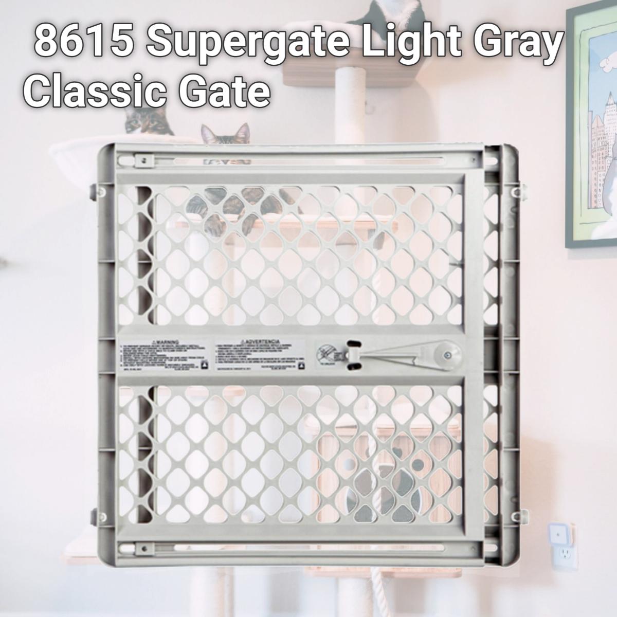 Picture of North States 8615 Supergate Light Gray Classic Gate