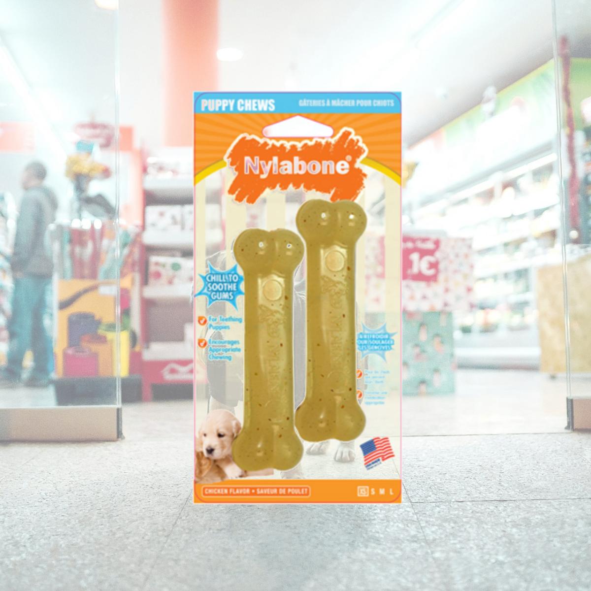 Picture of Nylabone N101TPW Puppy Chew  Pack of 6