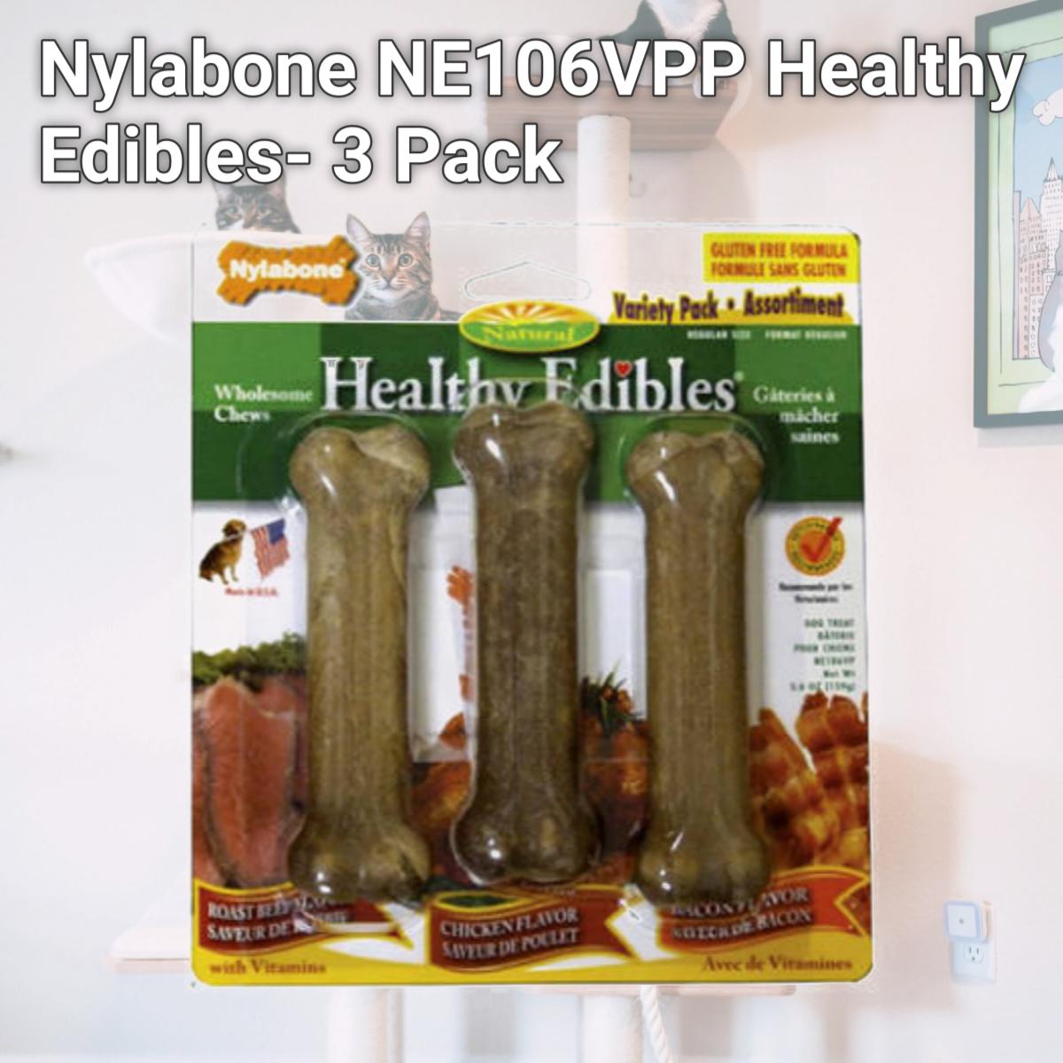 Picture of Nylabone NE106VPP Healthy Edibles- 3 Pack