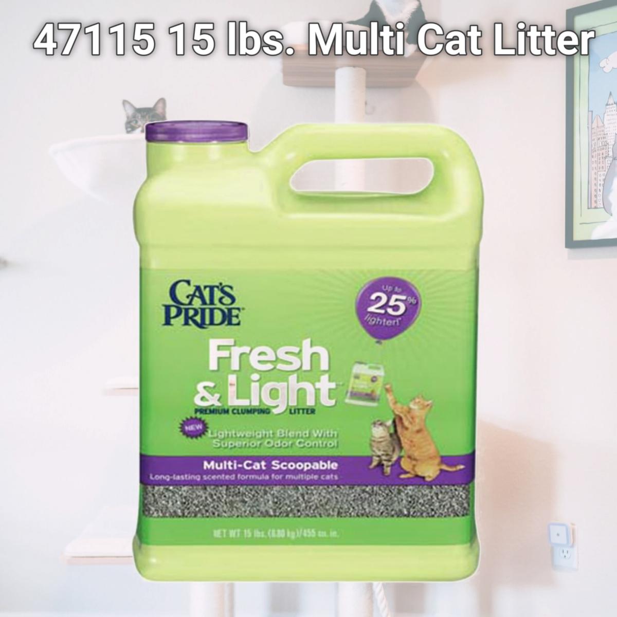 Picture of Cats Pride 47115 15 lbs. Multi Cat Litter