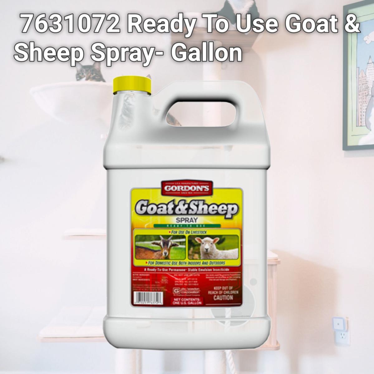 Picture of Gordons 7631072 Ready To Use Goat & Sheep Spray- Gallon