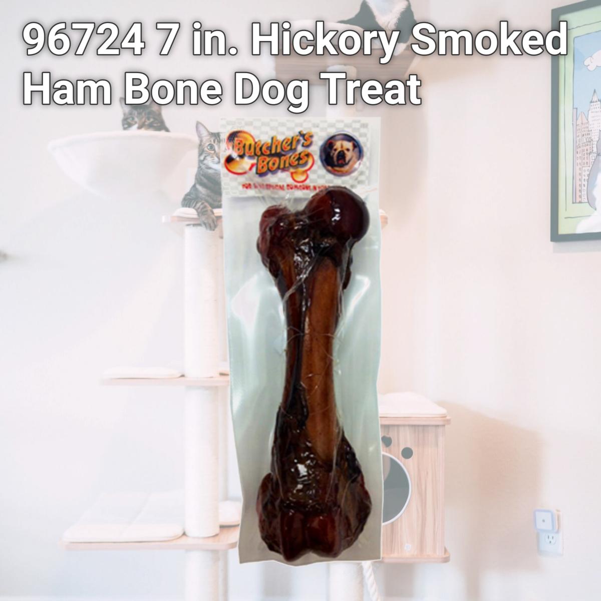 Picture of S & S Products 96724 7 in. Hickory Smoked Ham Bone Dog Treat