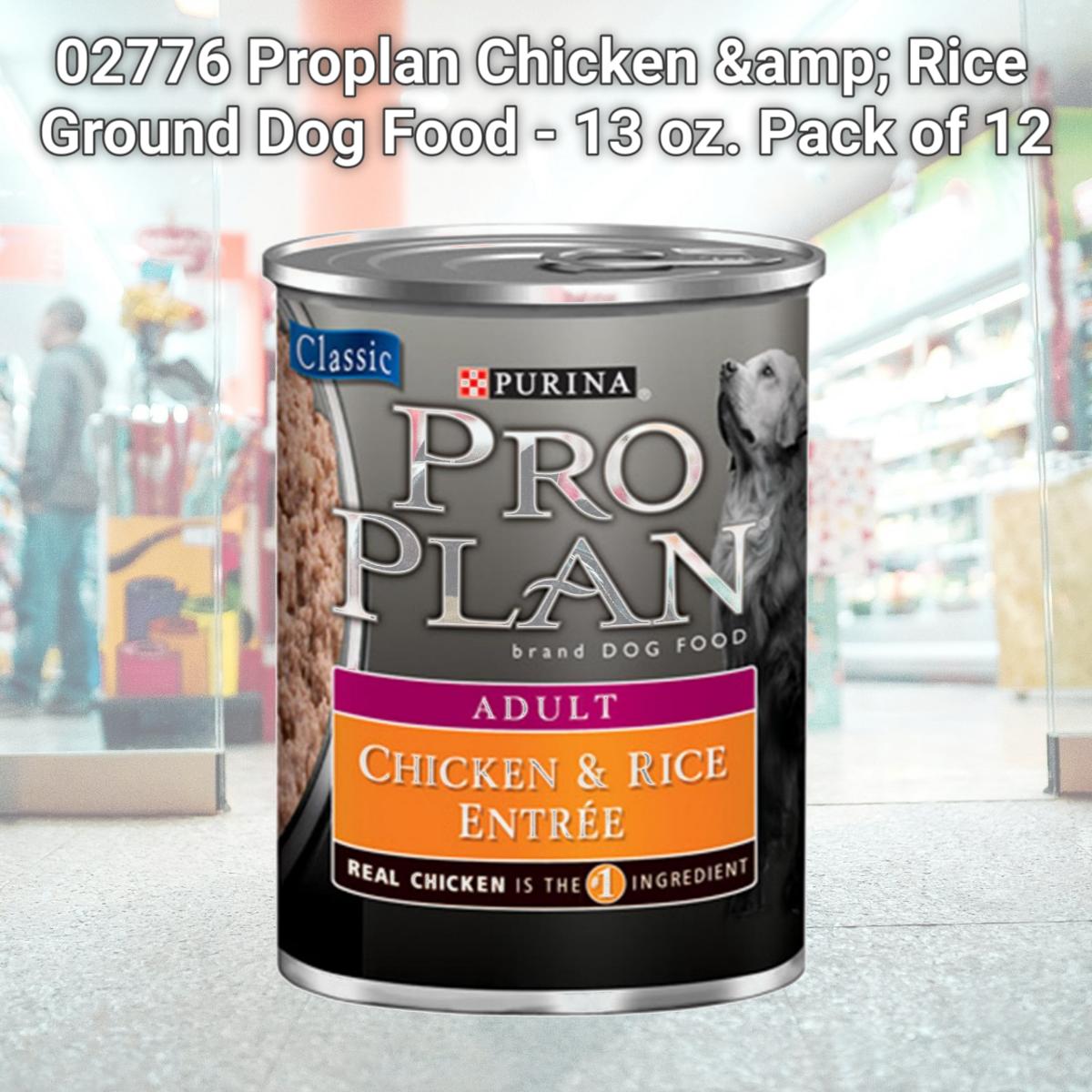 Picture of Purina 02776 Proplan Chicken &amp; Rice Ground Dog Food - 13 oz. 