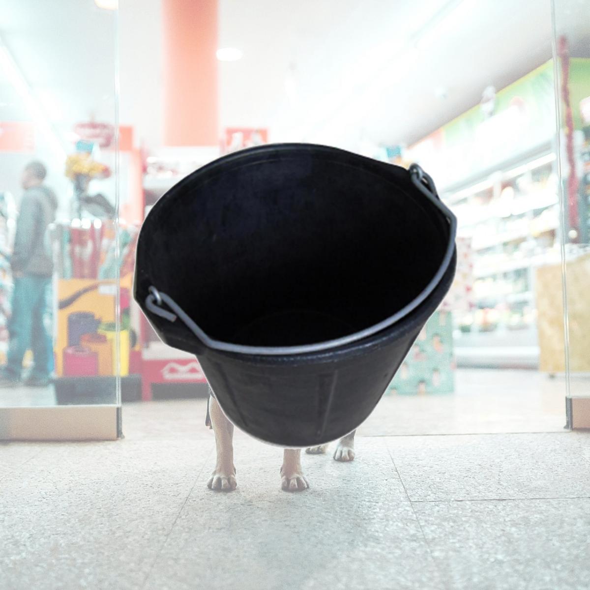 Picture of Master Rancher MR10QR-BUCK-BLK 10 Quart Rubber Bucket