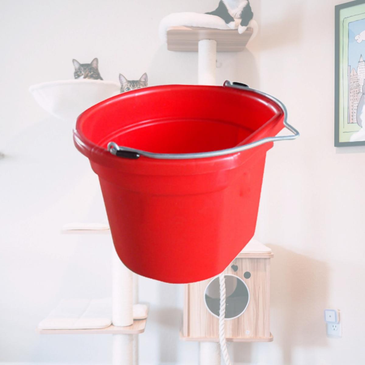 Picture of Master Rancher MR8QP-FSB-RED 8 Quart Red Flat Bucket