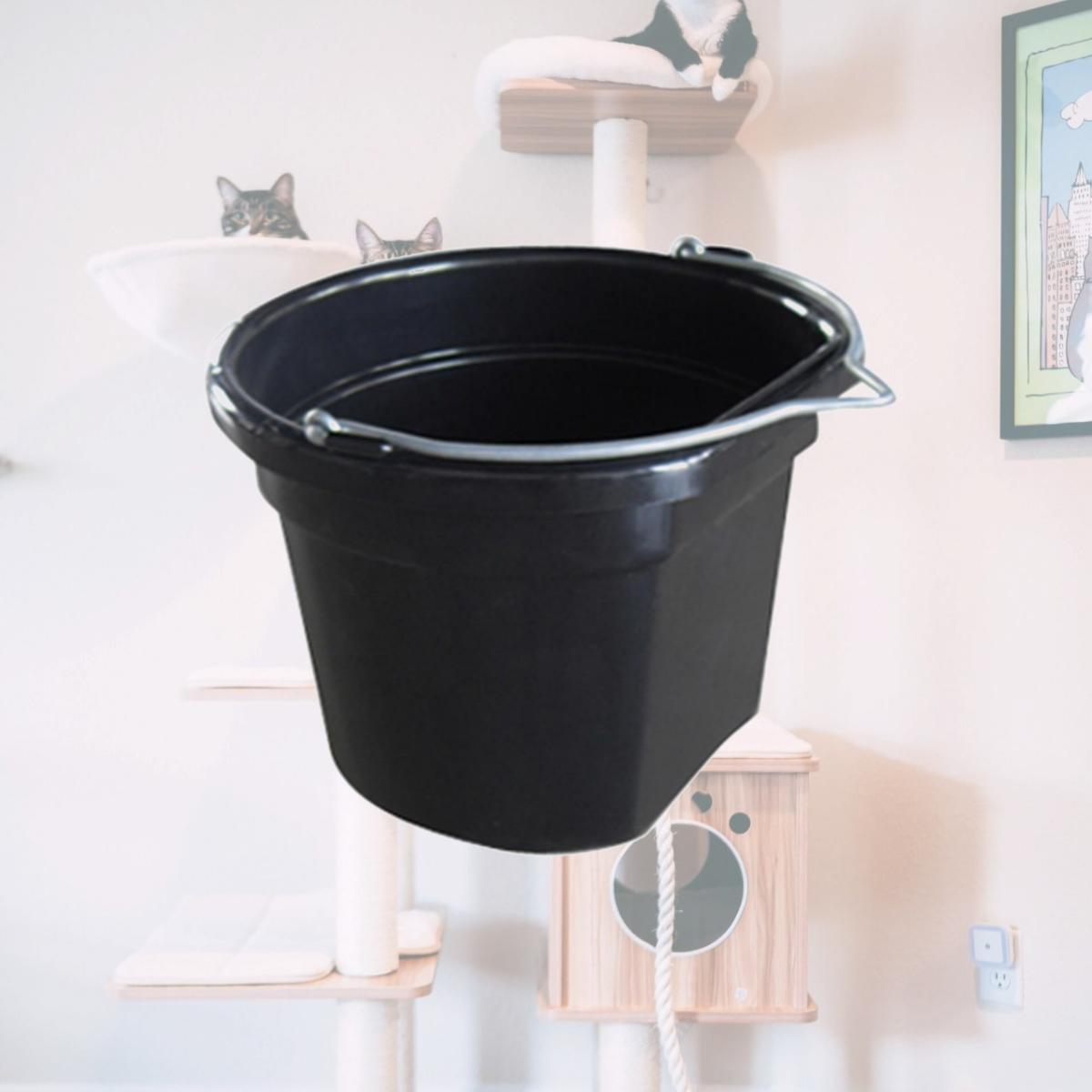 Picture of Master Rancher MR8QP-FSB-BLK 8 Quart Black Flat Bucket