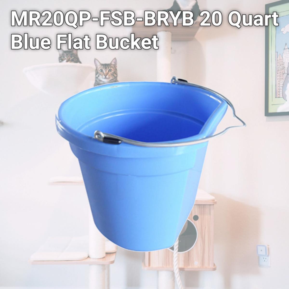 Picture of Master Rancher MR20QP-FSB-BRYB 20 Quart Blue Flat Bucket