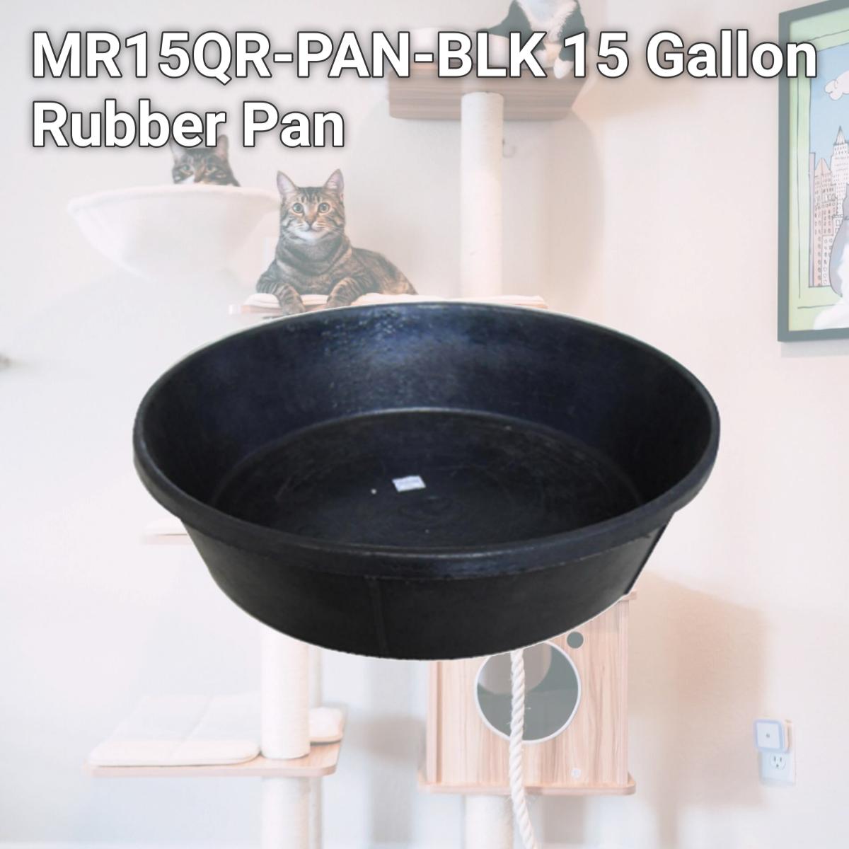 Picture of Master Rancher MR15QR-PAN-BLK 15 Gallon Rubber Pan
