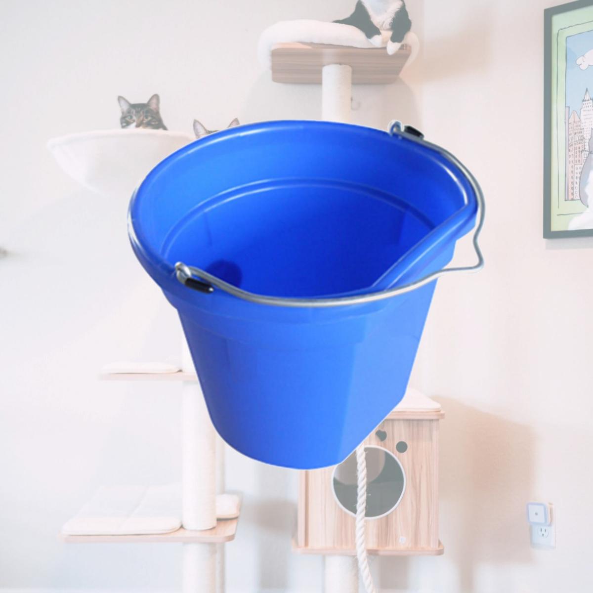 Picture of Master Rancher MR20QP-FSB-BLUE 20 Quart Blue Flat Bucket