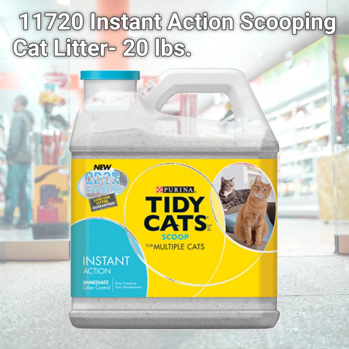 Picture of Tidy Cats 11720 Instant Action Scooping Cat Litter- 20 lbs.