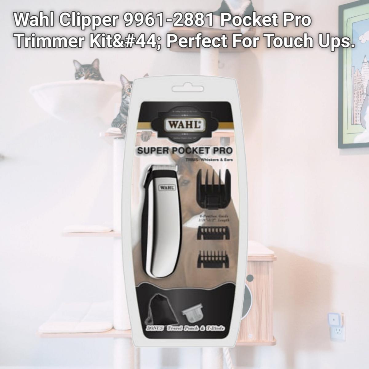 Picture of Wahl Clipper 9961-2881 Pocket Pro Trimmer Kit&#44; Perfect For Touch Ups.