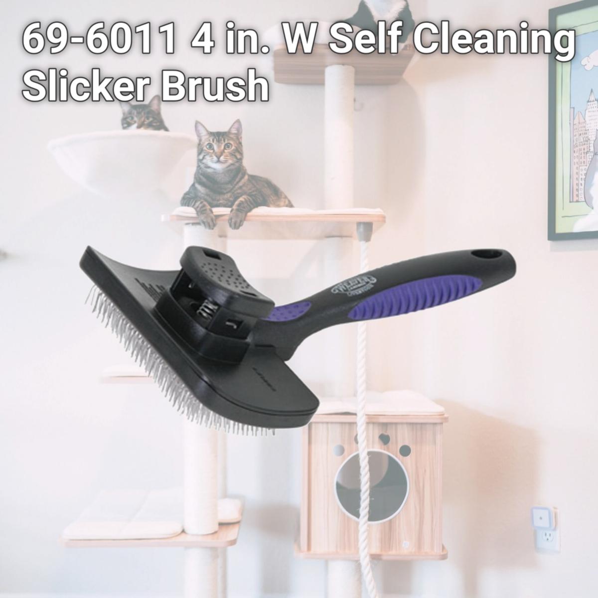 Picture of Weaver Leather 69-6011 4 in. W Self Cleaning Slicker Brush