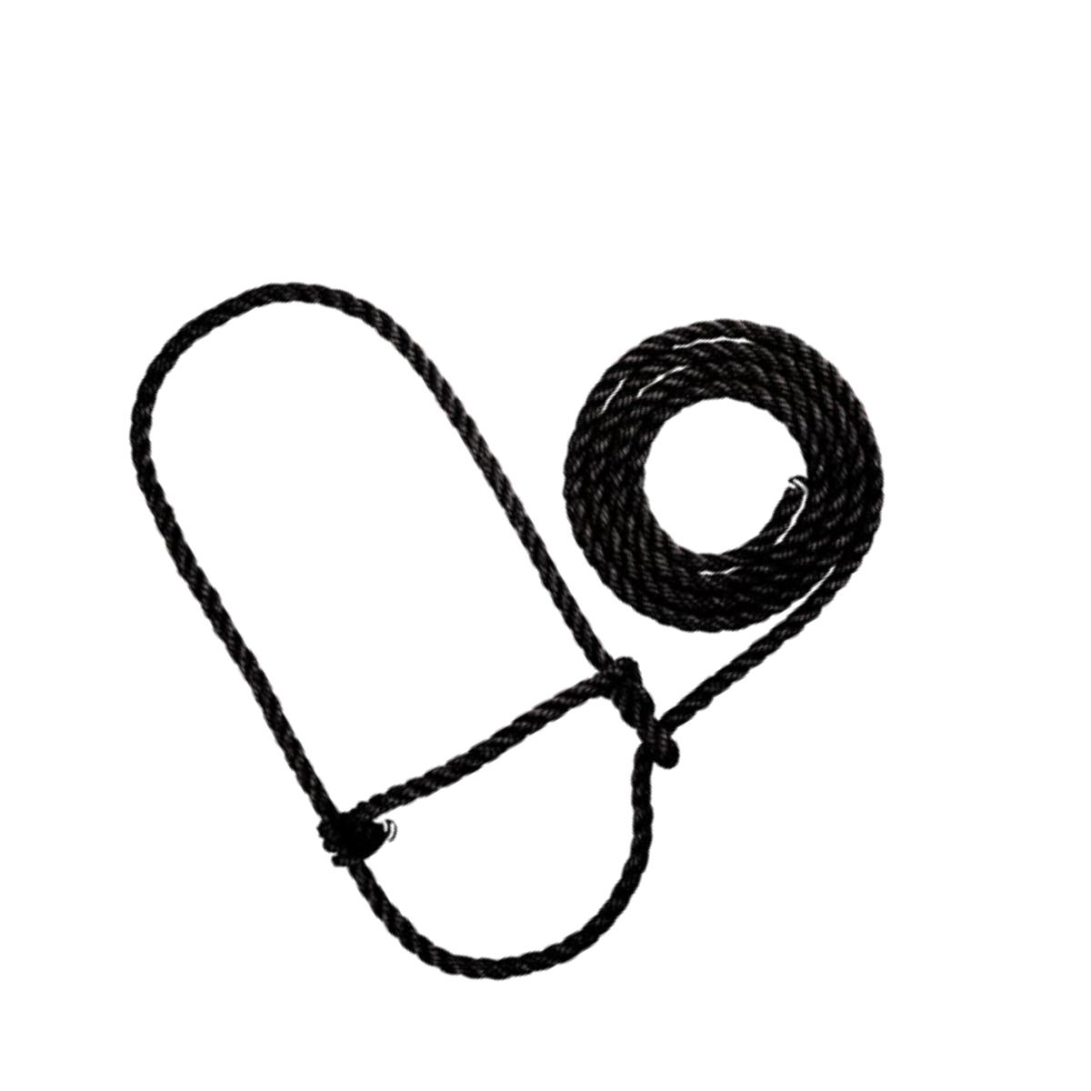 Picture of Weaver Leather 35-7900-BK 7 ft. Cow Size Poly Rope Halter- Black