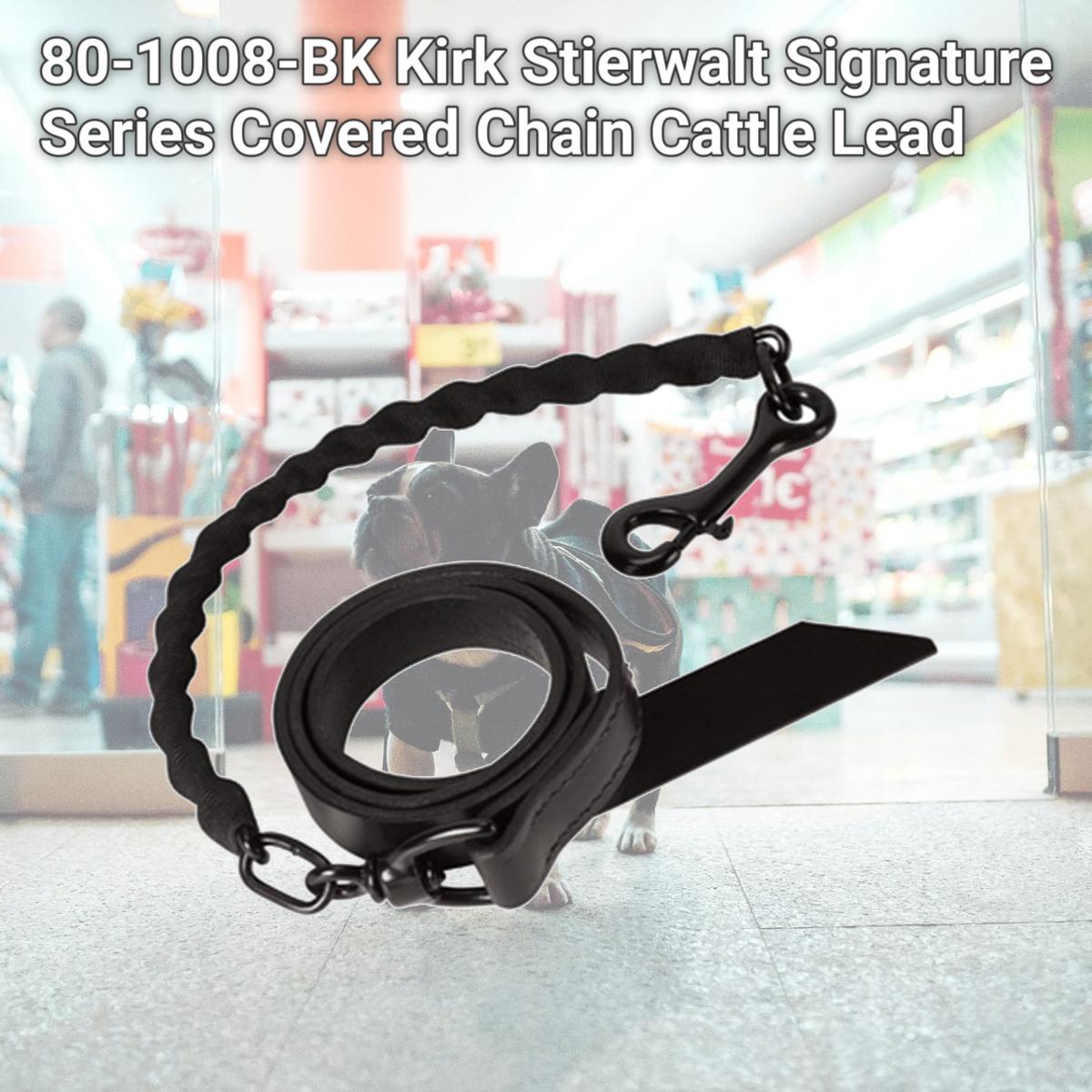 Picture of Weaver Leather 80-1008-BK Kirk Stierwalt Signature Series Covered Chain Cattle Lead