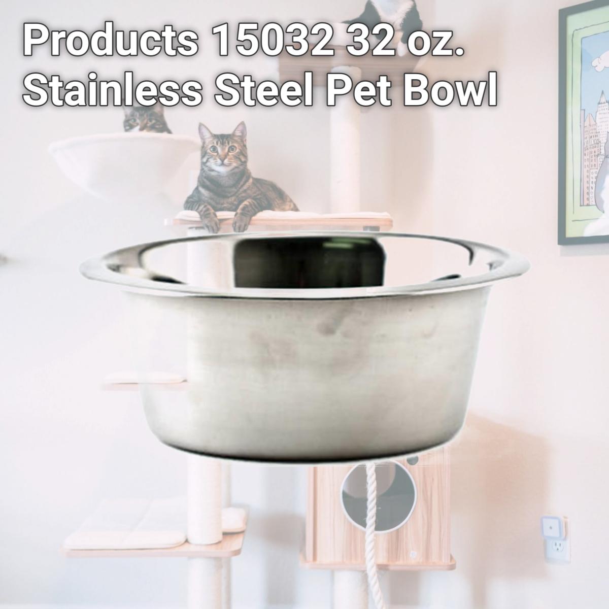 Picture of Westminster Pet Products 15032 32 oz. Stainless Steel Pet Bowl
