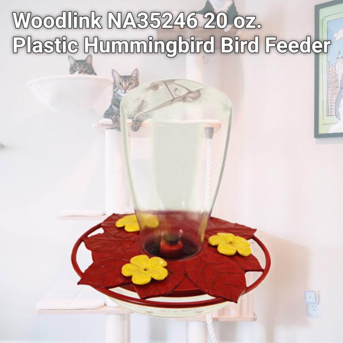 Picture of Woodlink NA35246 20 oz. Plastic Hummingbird Bird Feeder