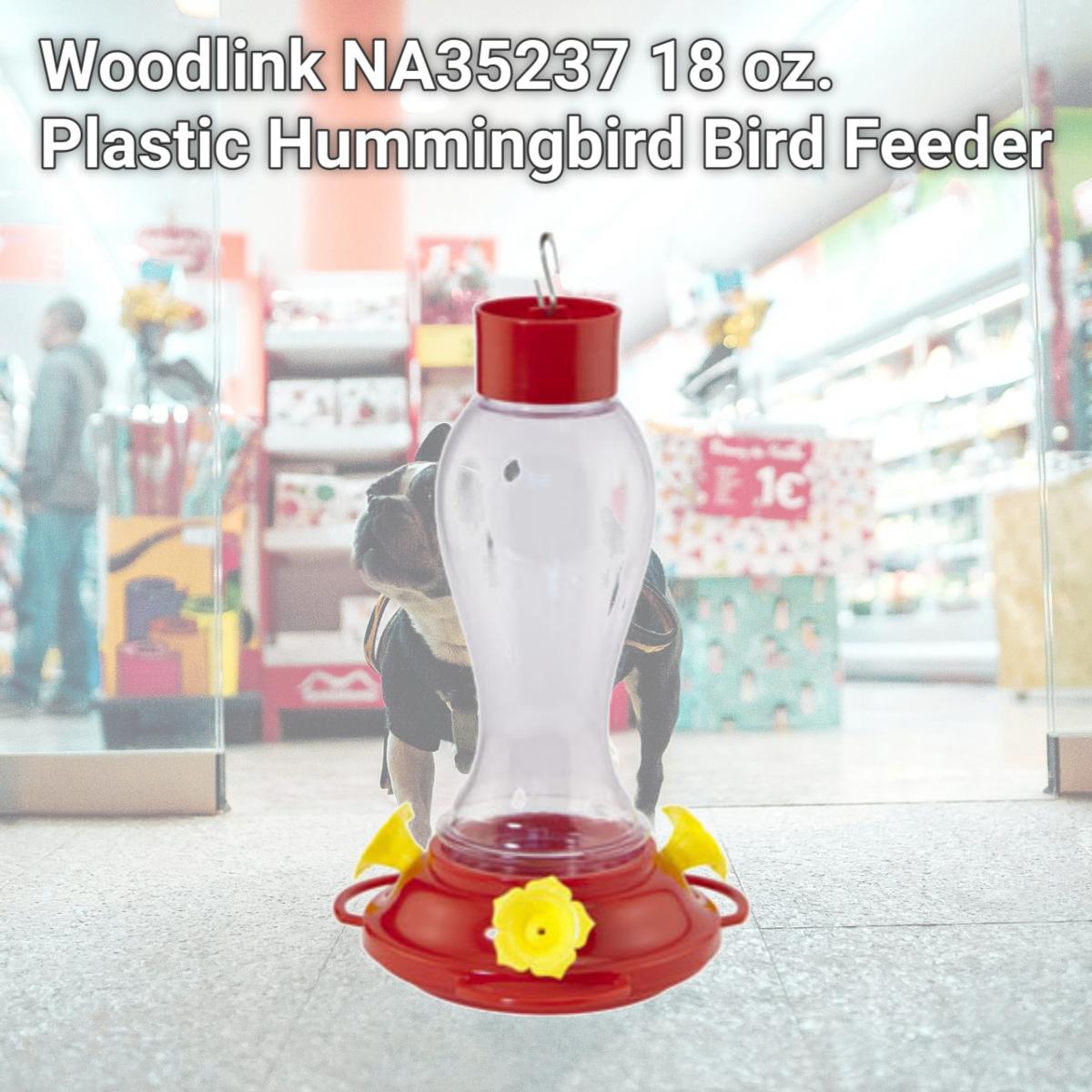 Picture of Woodlink NA35237 18 oz. Plastic Hummingbird Bird Feeder