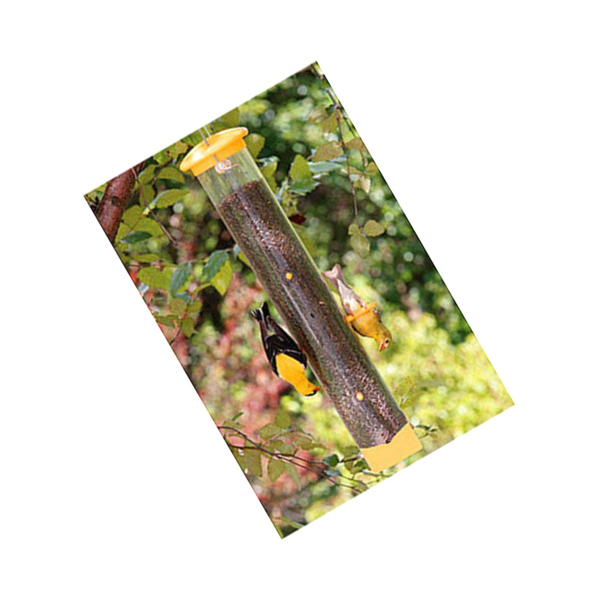 Picture of Woodlink NAWLMTF 6 Port Finch Tube Feeder- Yellow