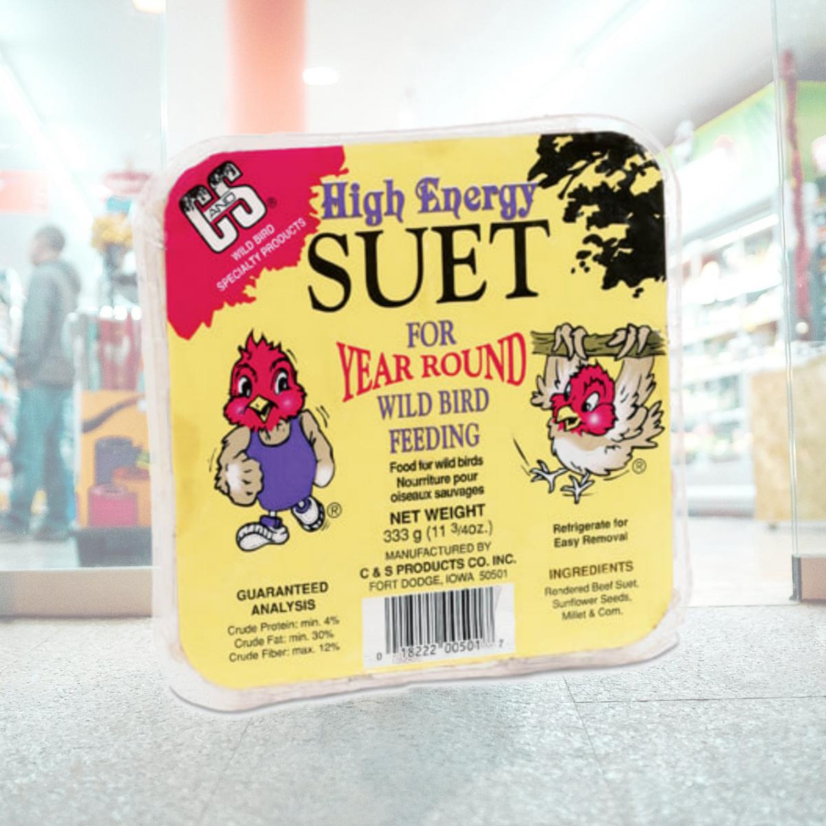 Picture of C & S 12501 11.75 oz. High Energy Suet Cake - Pack of 12