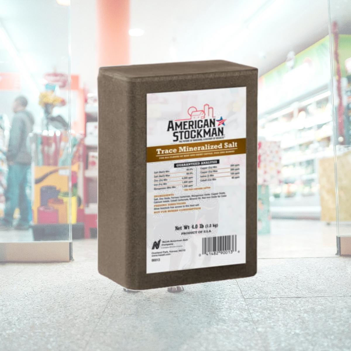 Picture of Compass Minerals 90013 4 lbs. Trace Mineral Brick- Pack Of 15