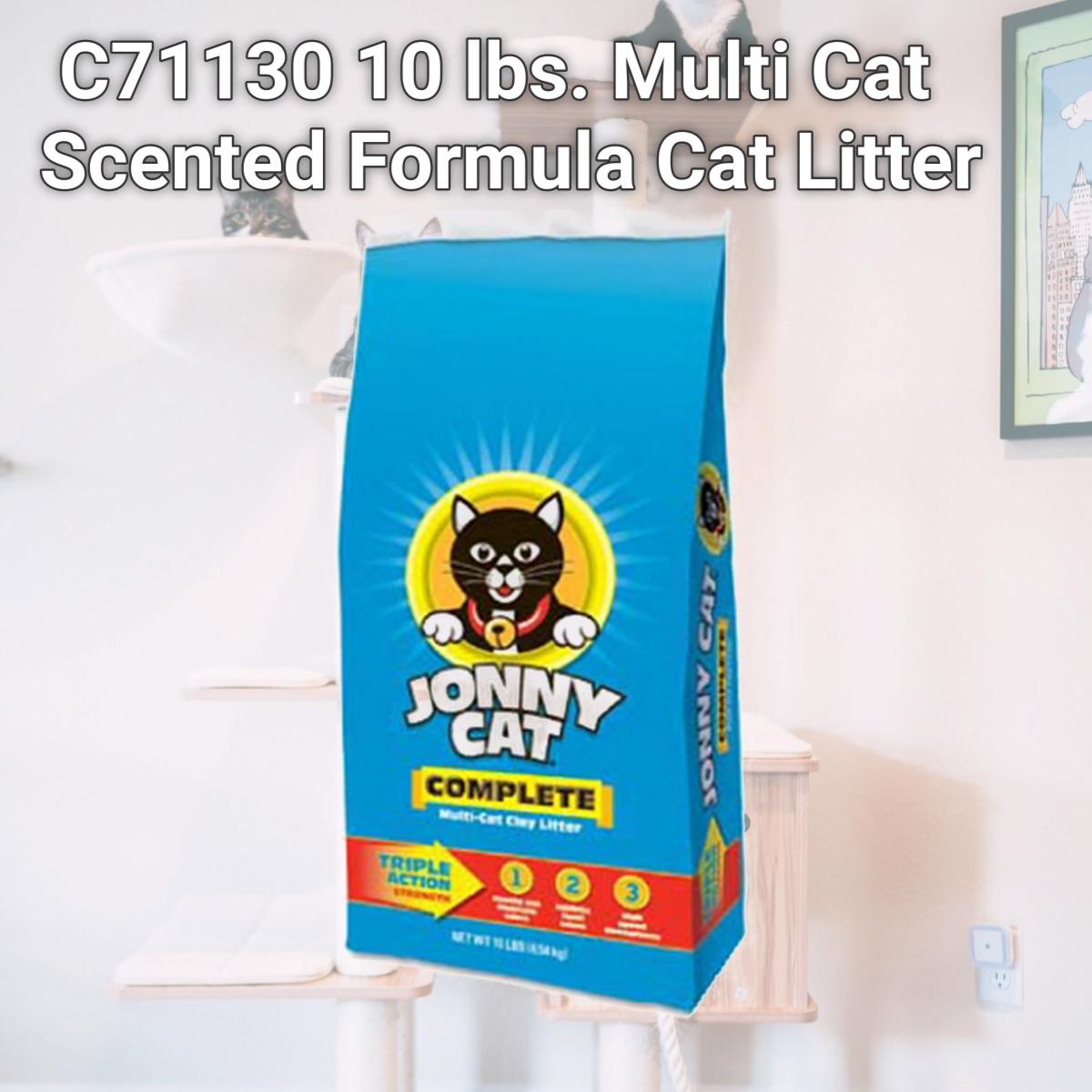 Picture of Johnny Cat C71130 10 lbs. Multi Cat Scented Formula Cat Litter 