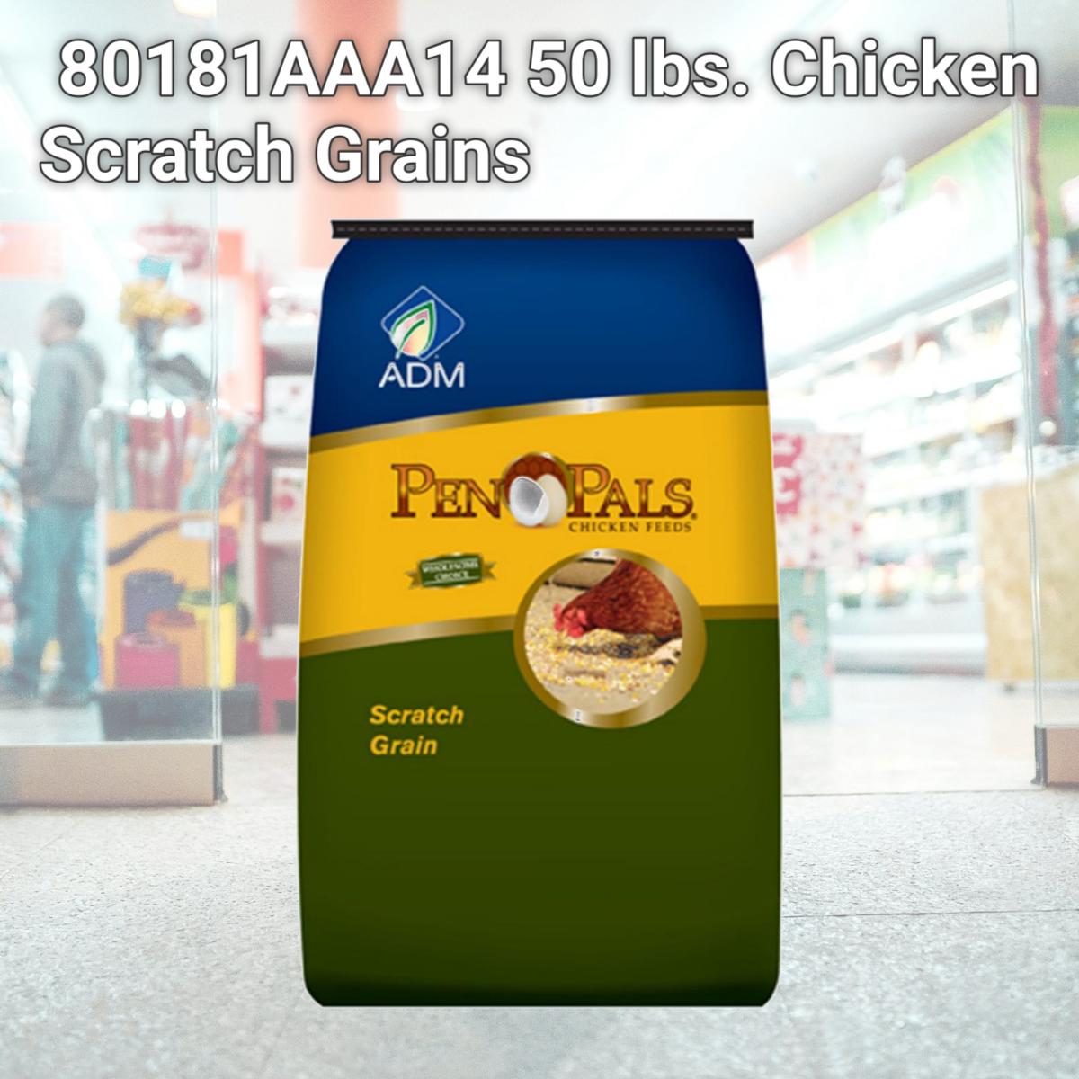 Picture of ADM Alliance Nutrition 80181AAA14 50 lbs. Chicken Scratch Grains