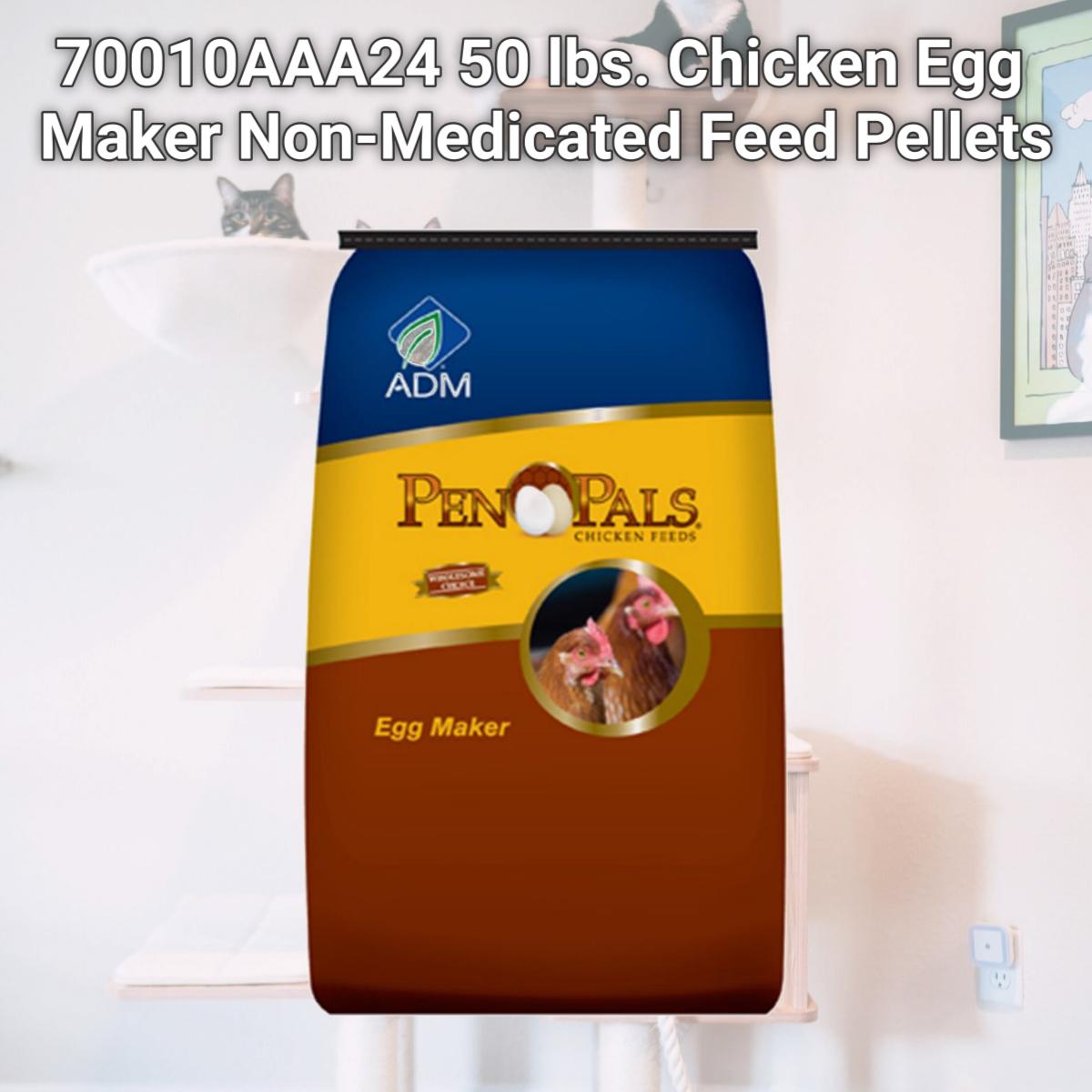 Picture of ADM Alliance Nutrition 70010AAA24 50 lbs. Chicken Egg Maker Non-Medicated Feed Pellets