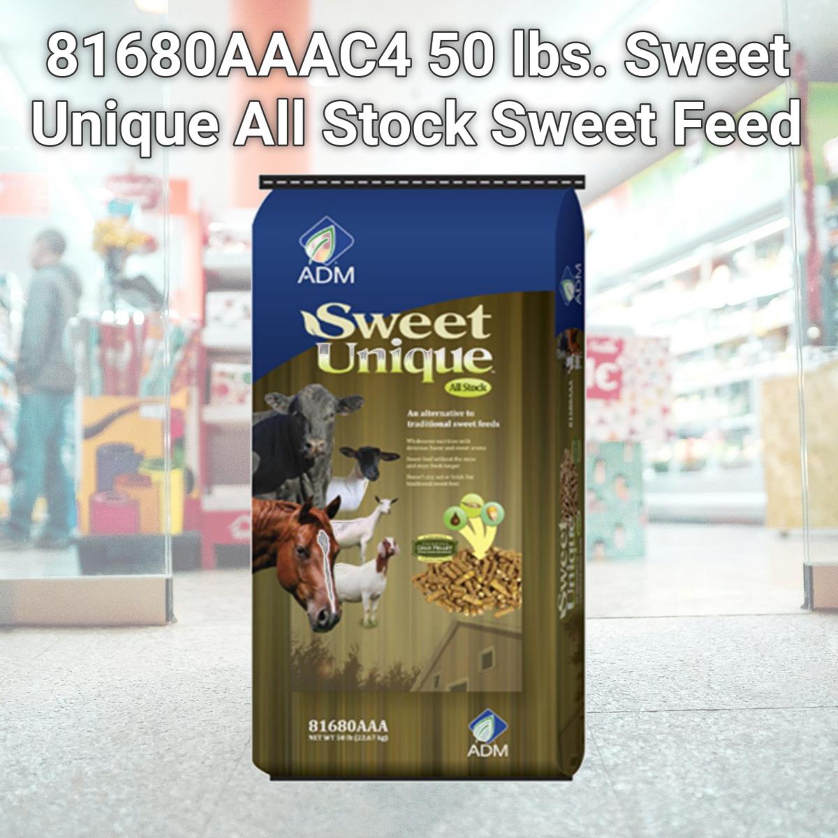 Picture of ADM Alliance Nutrition 81680AAAC4 50 lbs. Sweet Unique All Stock Sweet Feed