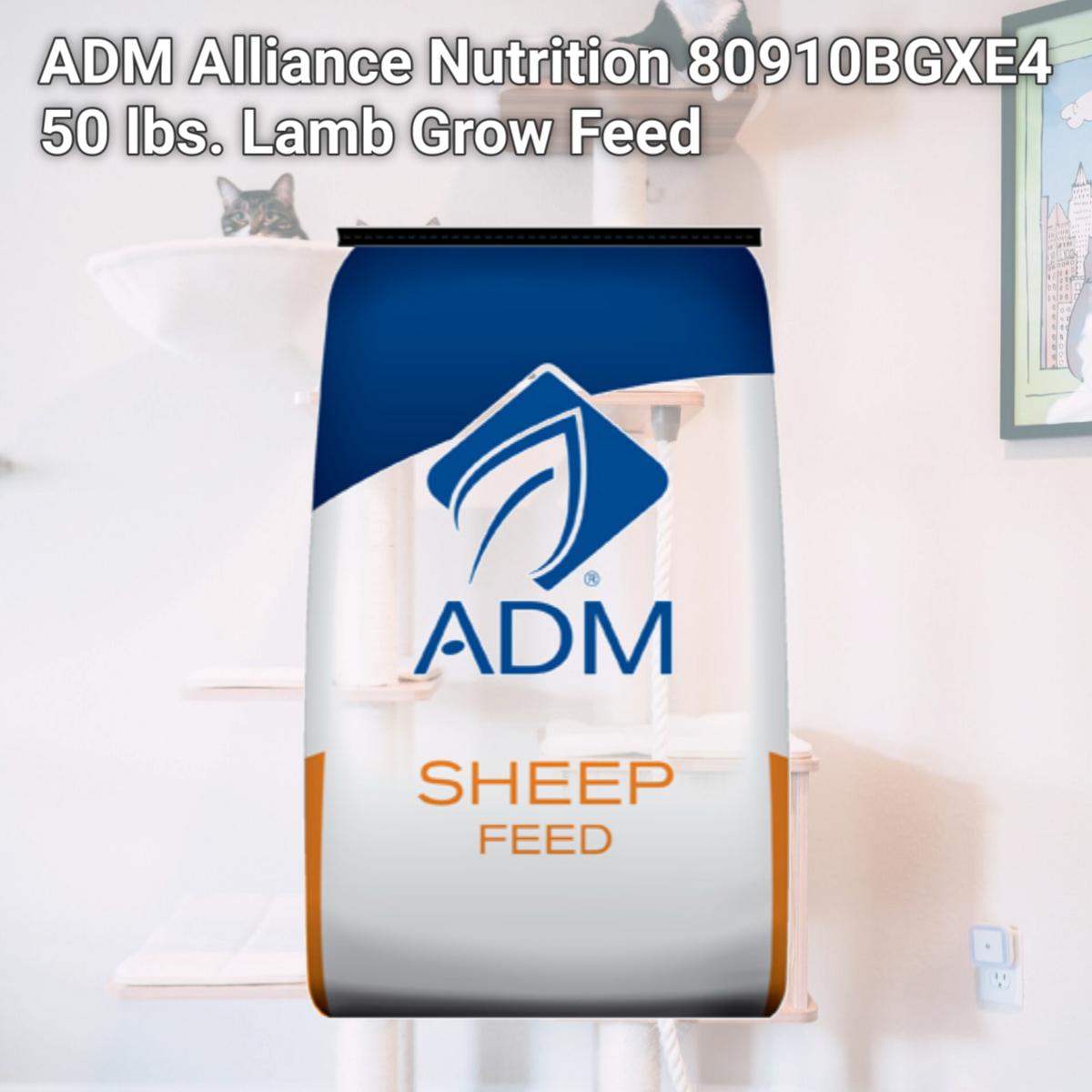 Picture of ADM Alliance Nutrition 80910BGXE4 50 lbs. Lamb Grow Feed