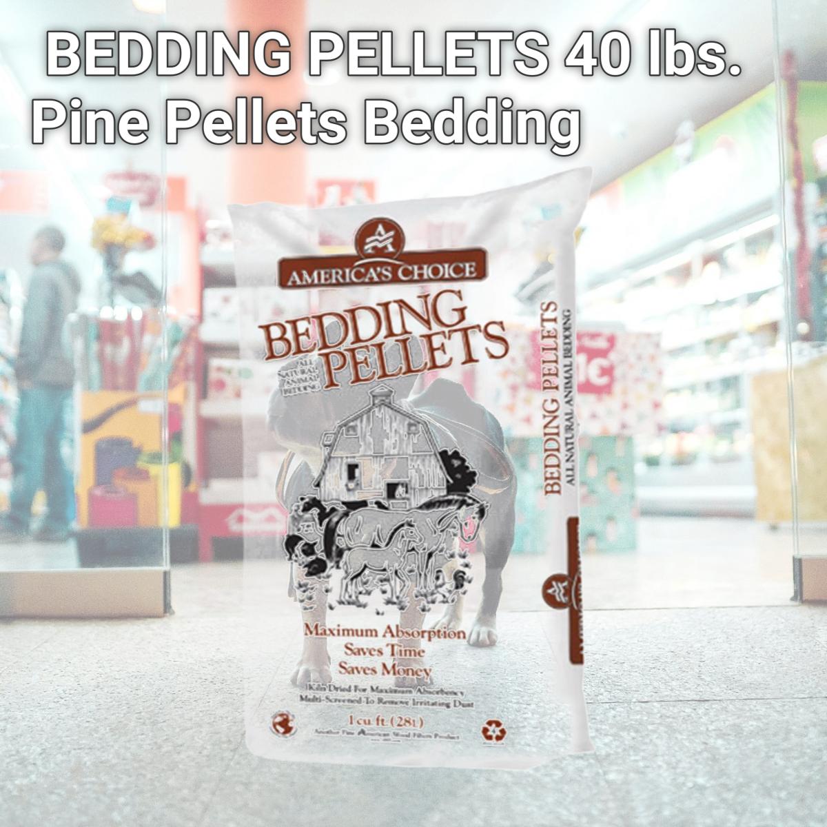 Picture of American Wood Fibers BEDDING PELLETS 40 lbs. Pine Pellets Bedding