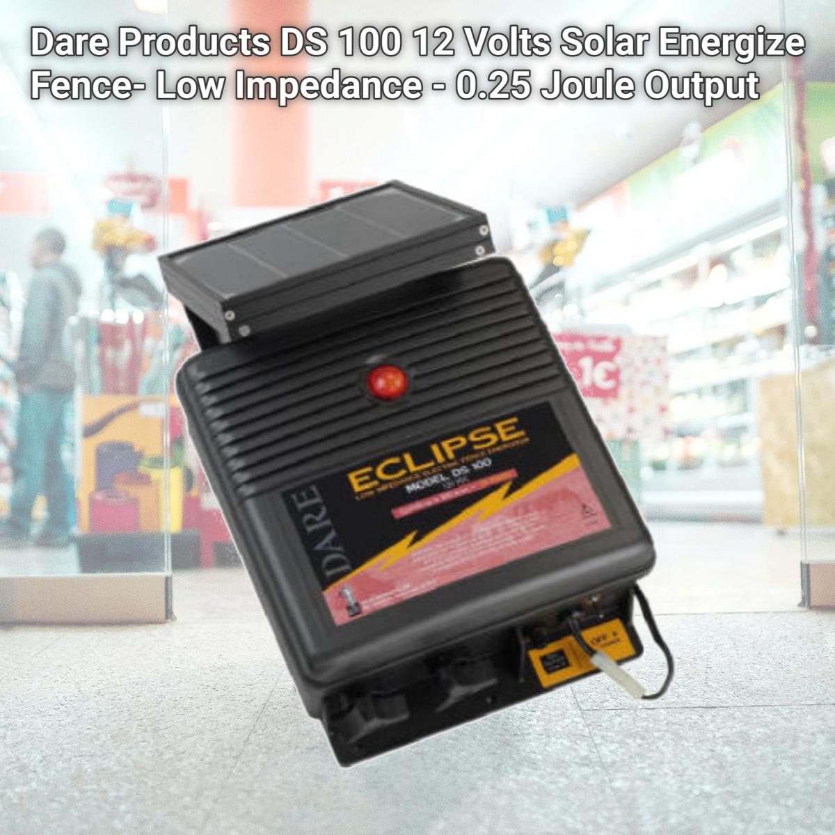 Picture of Dare Products DS 100 12 Volts Solar Energize Fence- Low Impedance - 0.25 Joule Output