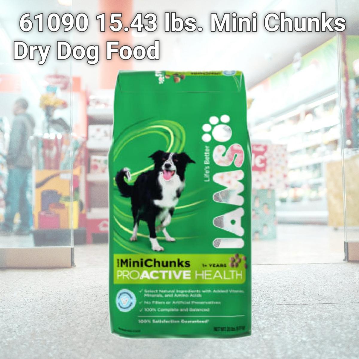 Picture of Iams 61090 15.43 lbs. Mini Chunks Dry Dog Food