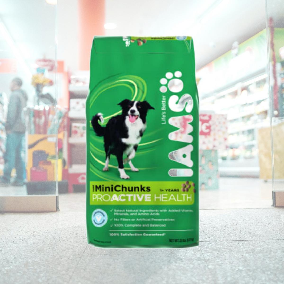 Picture of Iams 61090 15.43 lbs. Mini Chunks Dry Dog Food