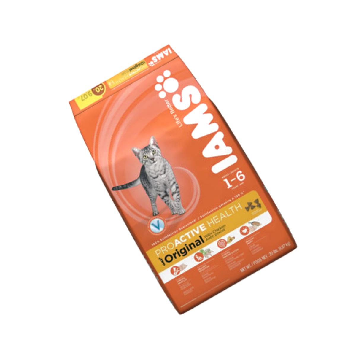 Picture of Iams 10520 16 lbs. Original Chicken Flavor Dry Cat Food