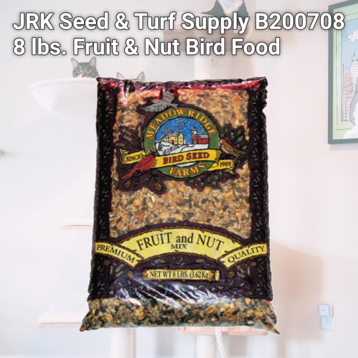 Picture of JRK Seed & Turf Supply B200708 8 lbs. Fruit & Nut Bird Food