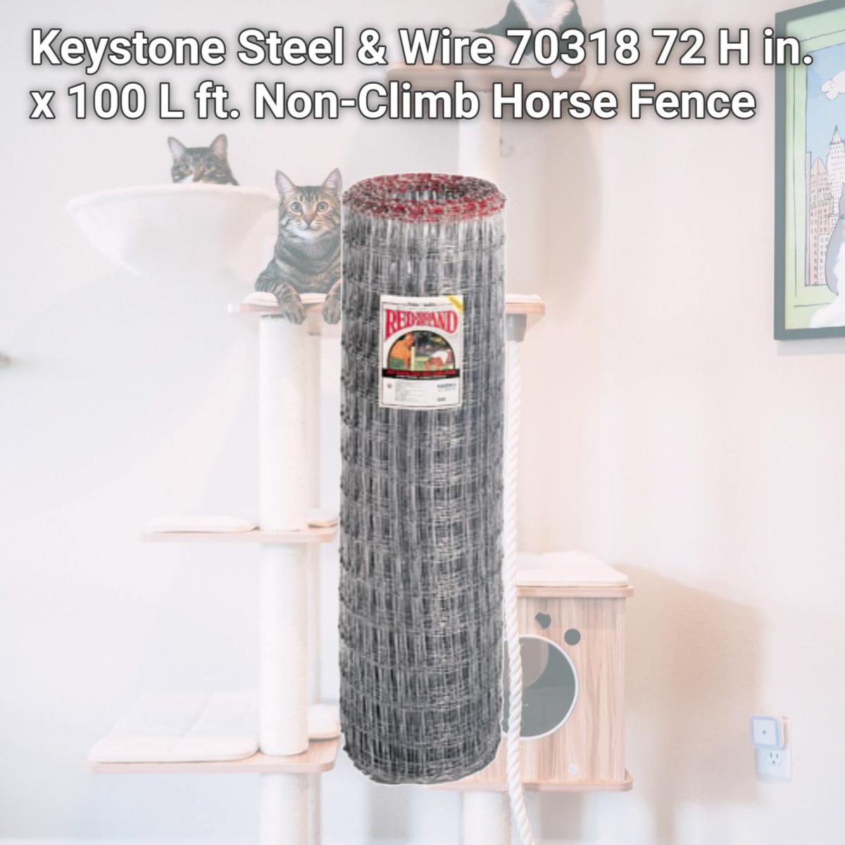 Picture of Keystone Steel & Wire 70318 72 H in. x 100 L ft. Non-Climb Horse Fence