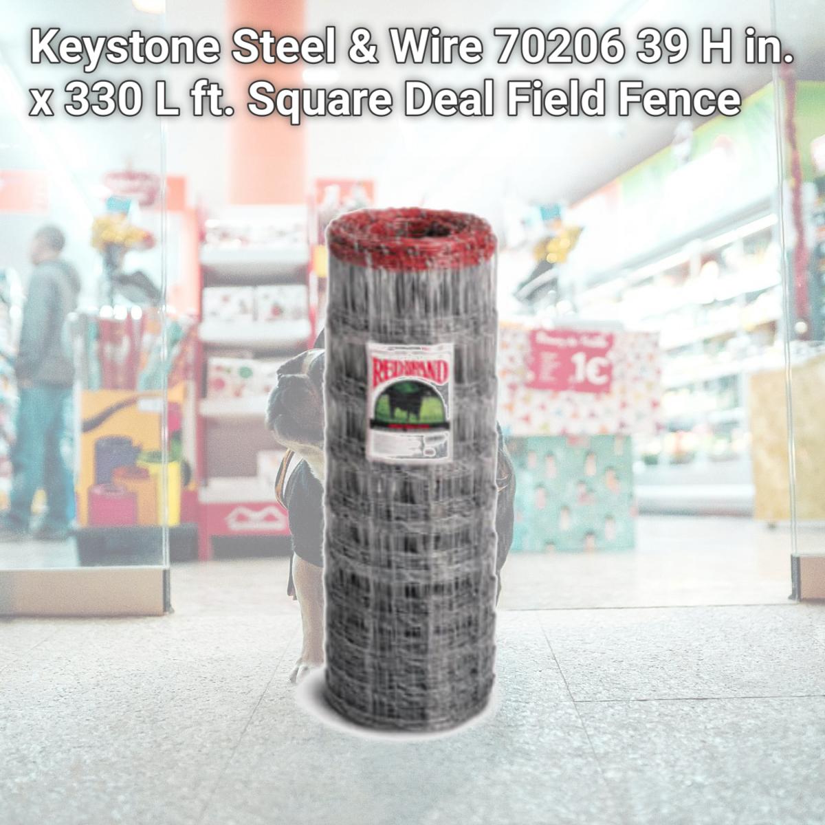 Picture of Keystone Steel & Wire 70206 39 H in. x 330 L ft. Square Deal Field Fence
