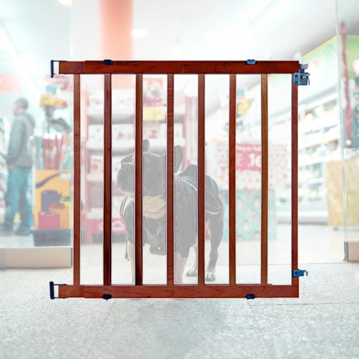 Picture of North States 4630 Wood Expandable Stairway Swing Gate