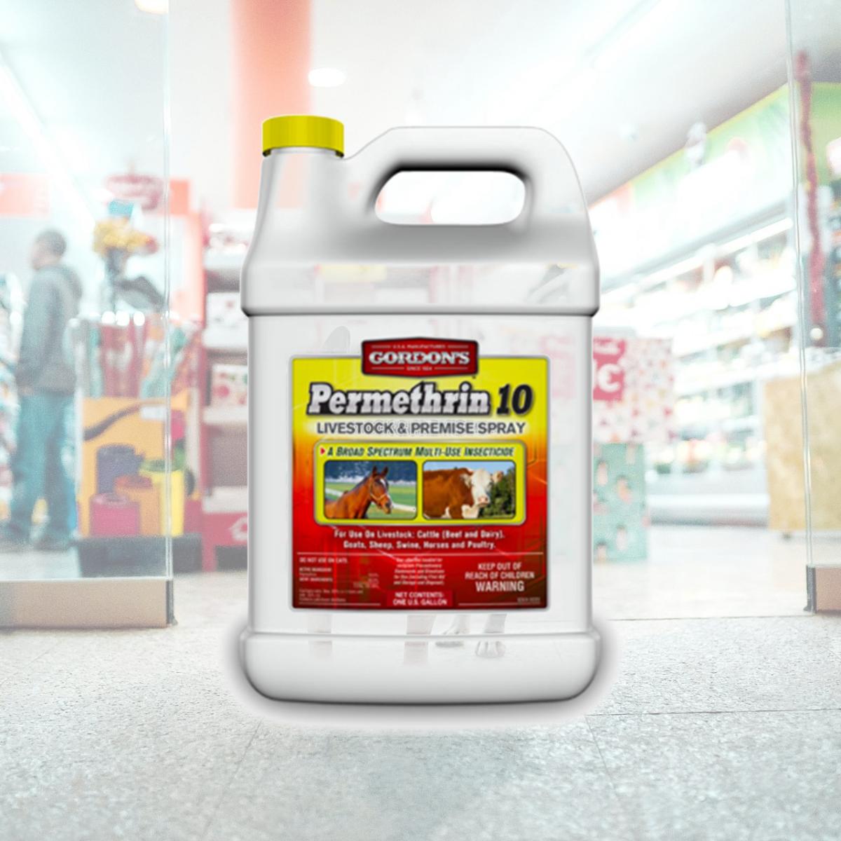 Picture of Gordons 9291072 Permethrin-10 Horse Spray- Gallon