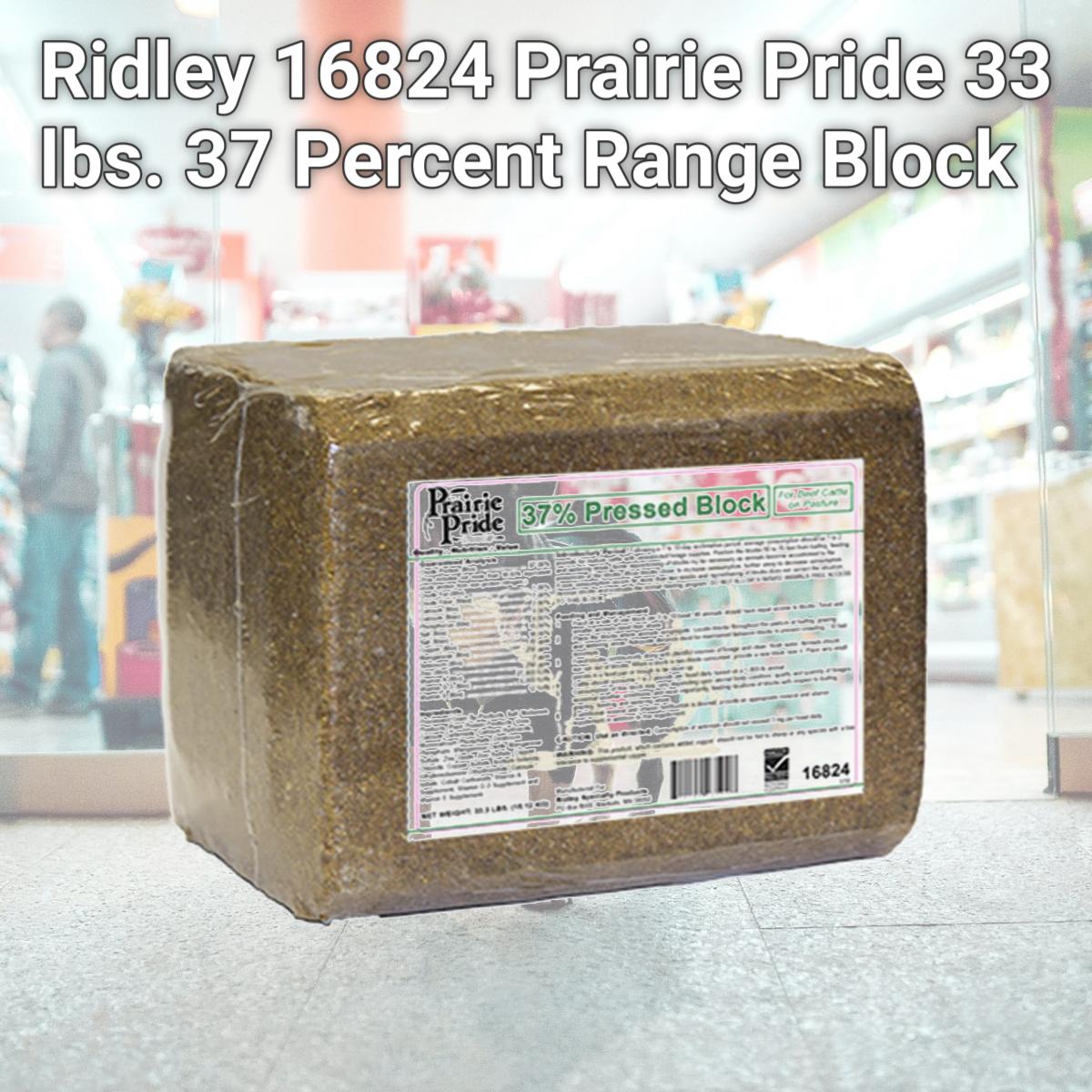 Picture of Ridley 16824 Prairie Pride 33 lbs. 37 Percent Range Block