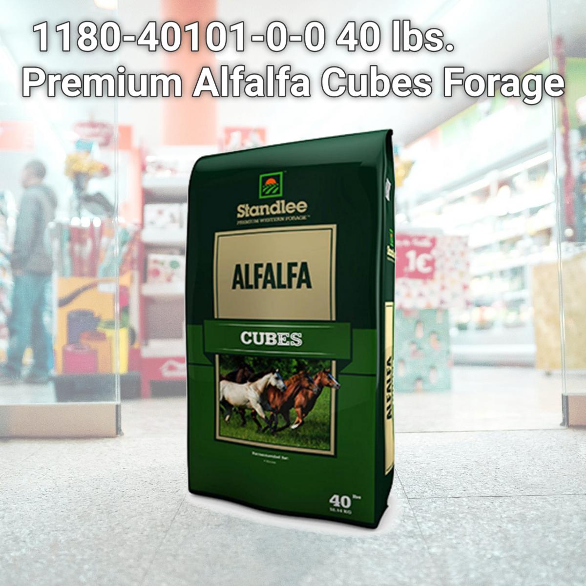 Picture of Standlee Hay 1180-40101-0-0 40 lbs. Premium Alfalfa Cubes Forage