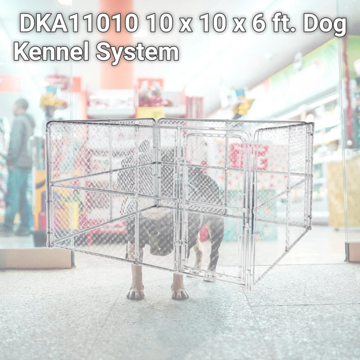 Picture of Stephens Pipe & Steel DKA11010 10 x 10 x 6 ft. Dog Kennel System