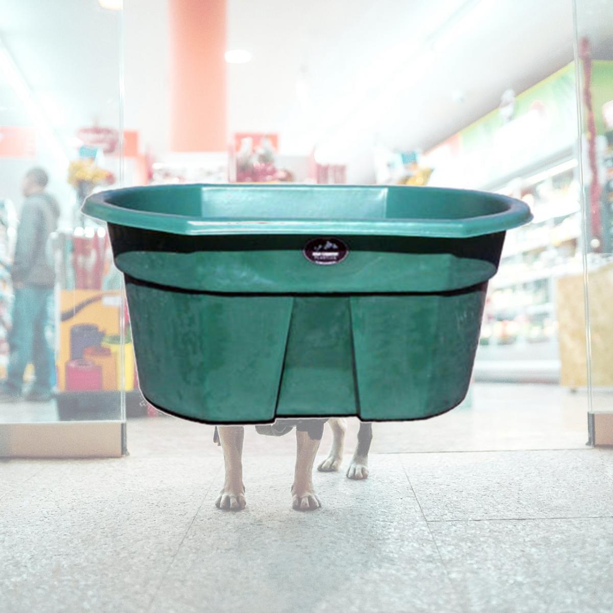 Picture of High Country Plastics W-155 155 gal. Water Tank- Forest Green
