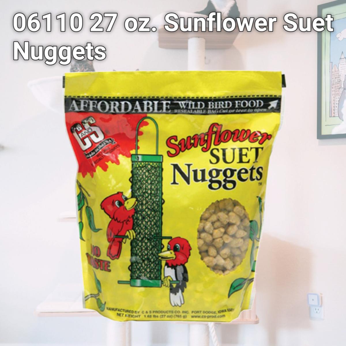 Picture of C & S 06110 27 oz. Sunflower Suet Nuggets